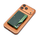 Portacarte PIQUADRO MagSafe in Alluminio e Pelle con Fascia Elastica Colore Verde - PP7203S145R