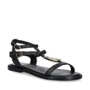 Sandali Flat PATRIZIA PEPE Girl linea Flyclassic Sandal in Pelle Nera