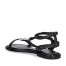 Sandali Flat PATRIZIA PEPE Girl linea Flyclassic Sandal in Pelle Nera