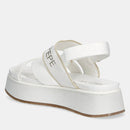Sandali Platform PATRIZIA PEPE Girl linea Flyplat Sandal in Grosgrain Bianco