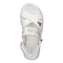 Sandali Platform PATRIZIA PEPE Girl linea Flyplat Sandal in Grosgrain Bianco
