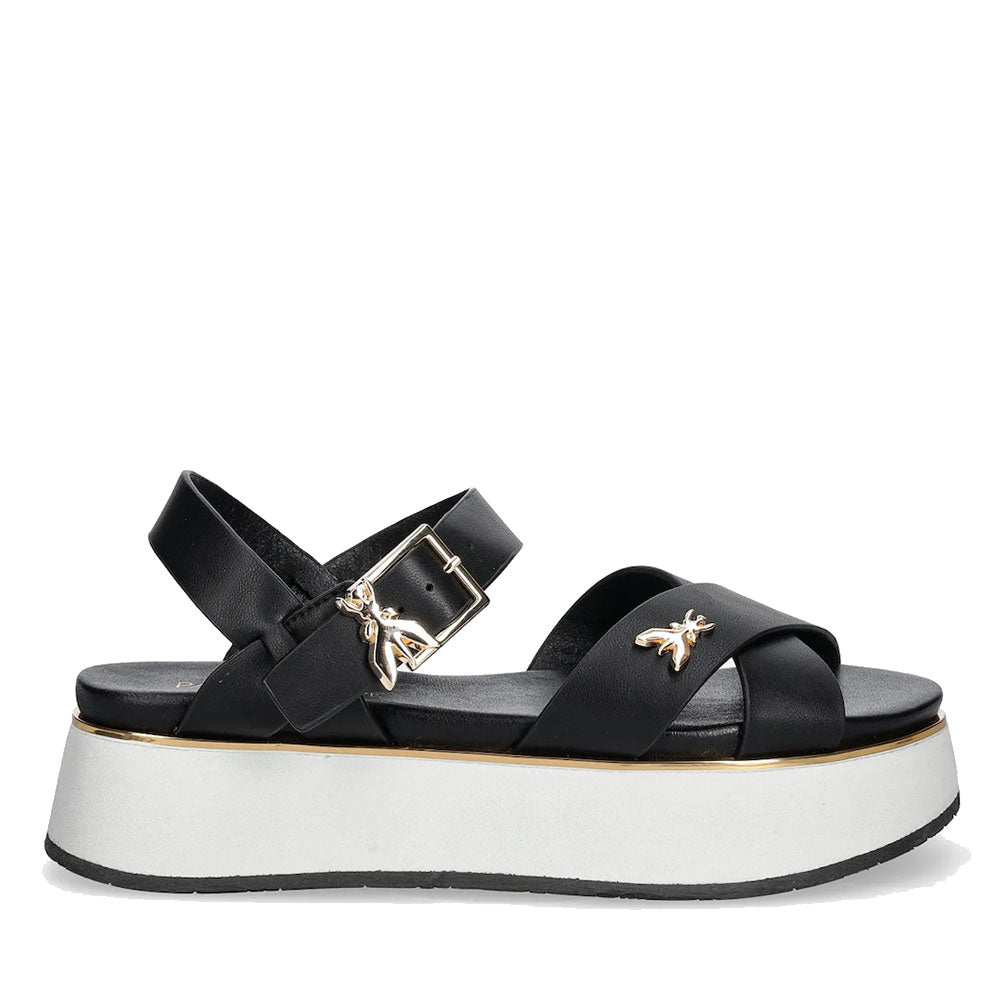 Sandali Platform PATRIZIA PEPE Girl linea Flyplat Sandal in Pelle Nera