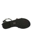 Sandali Flat PATRIZIA PEPE Girl linea Flystuds Sandal in Eco Nappa Nera