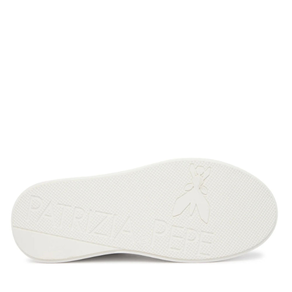 Sneakers Platform PATRIZIA PEPE Girl in Pelle Bianca