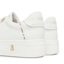 Sneakers Platform PATRIZIA PEPE Girl in Pelle Bianca con Perle