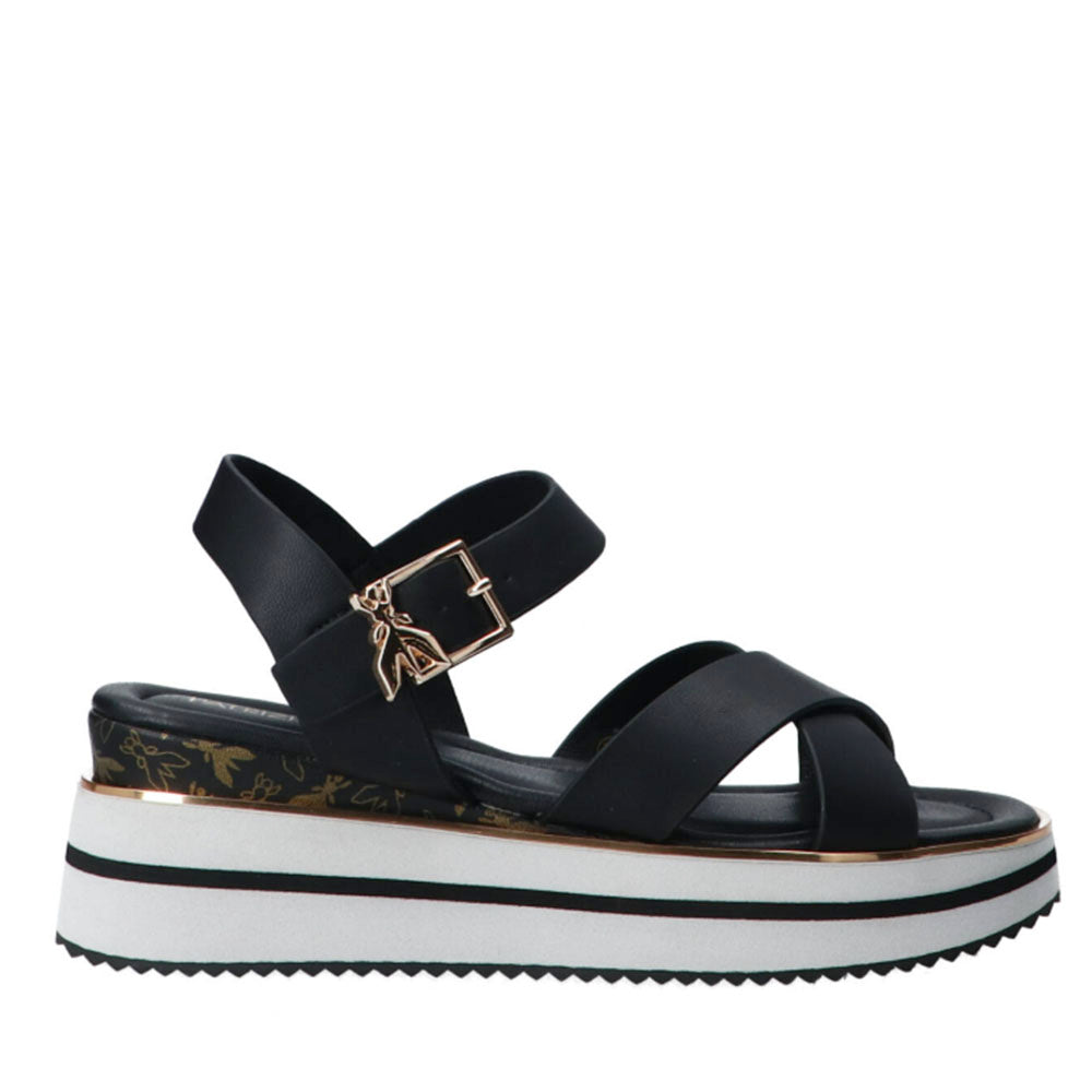 Sandali Platform PATRIZIA PEPE Girl linea Flyplat Sandal in Pelle Nera