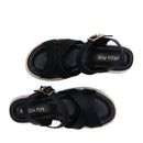 Sandali Platform PATRIZIA PEPE Girl linea Flyplat Sandal in Pelle Nera