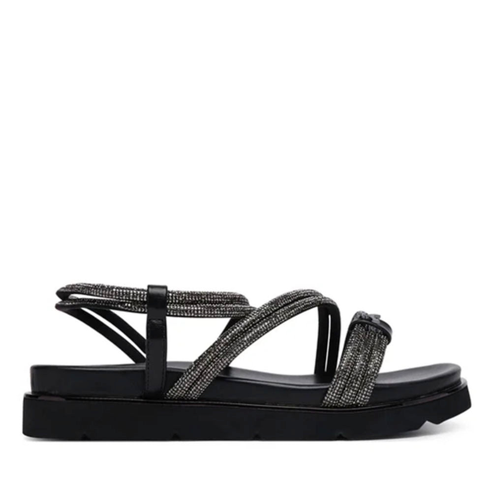 Sandali PATRIZIA PEPE Girl linea Fly Micro Strass Nero