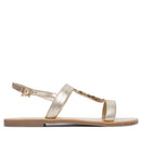 Sandali Flat PATRIZIA PEPE Girl linea Fly Gioiello Sandal in Pelle Oro