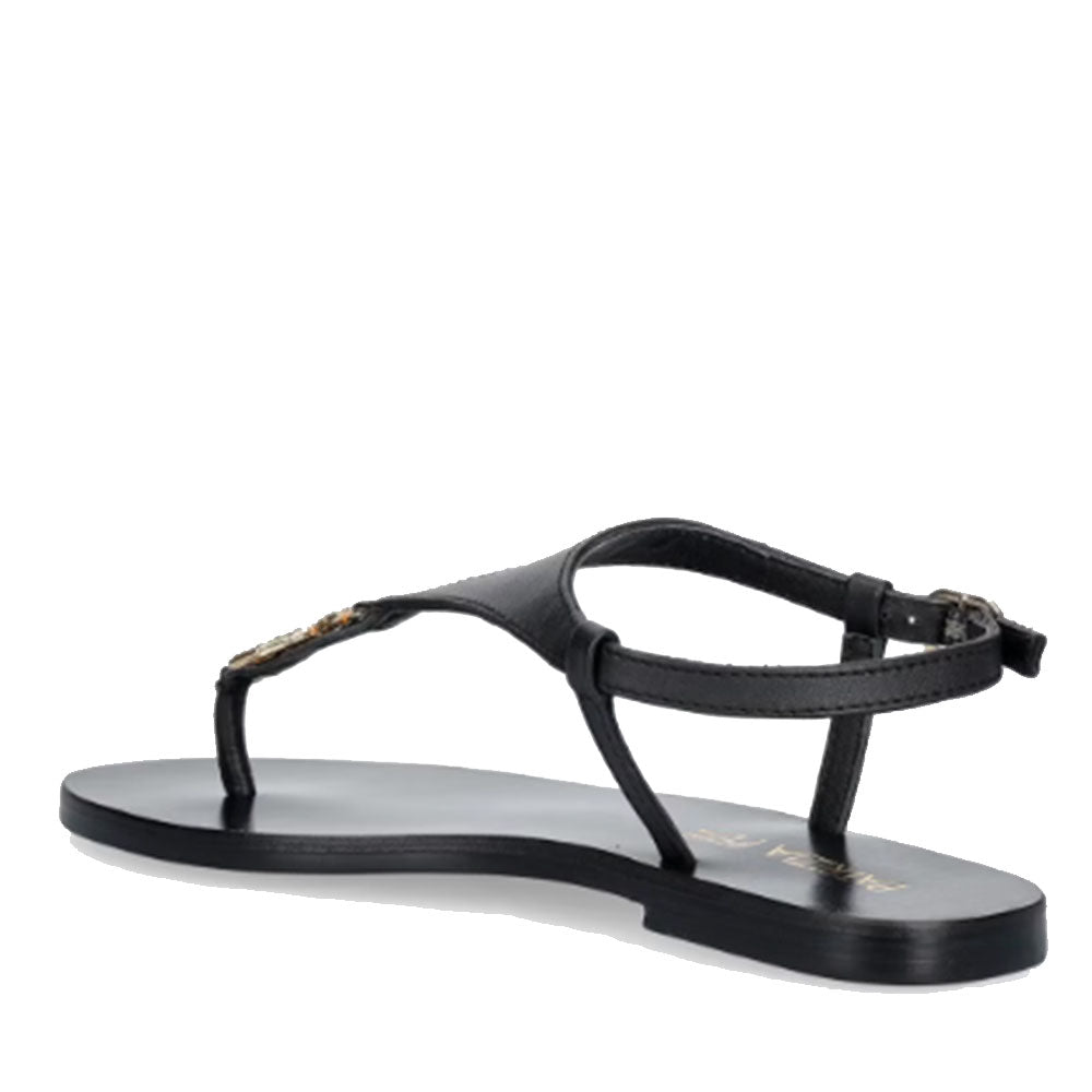 Sandali Infradito PATRIZIA PEPE Girl linea Fly Gioiello Sandal in Pelle Nera