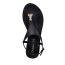 Sandali Infradito PATRIZIA PEPE Girl linea Fly Gioiello Sandal in Pelle Nera
