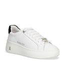 Sneakers Platform PATRIZIA PEPE Girl linea Fly New Water in Pelle Bianca e Inserto in Cavallino Nero