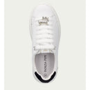 Sneakers Platform PATRIZIA PEPE Girl linea Fly New Water in Pelle Bianca e Inserto in Cavallino Nero