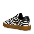 Sneakers Platform PATRIZIA PEPE Girl linea Fly Crep in Cavallino Zebrato