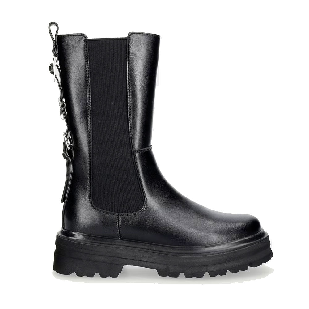 Stivaletti Beatles Alto PATRIZIA PEPE Girl linea Fly Elena in Pelle Nera