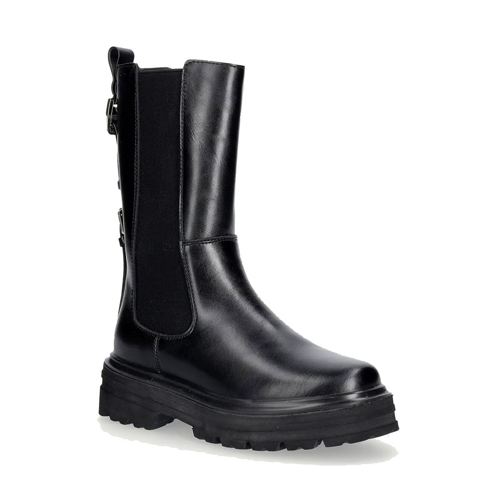 Stivaletti Beatles Alto PATRIZIA PEPE Girl linea Fly Elena in Pelle Nera