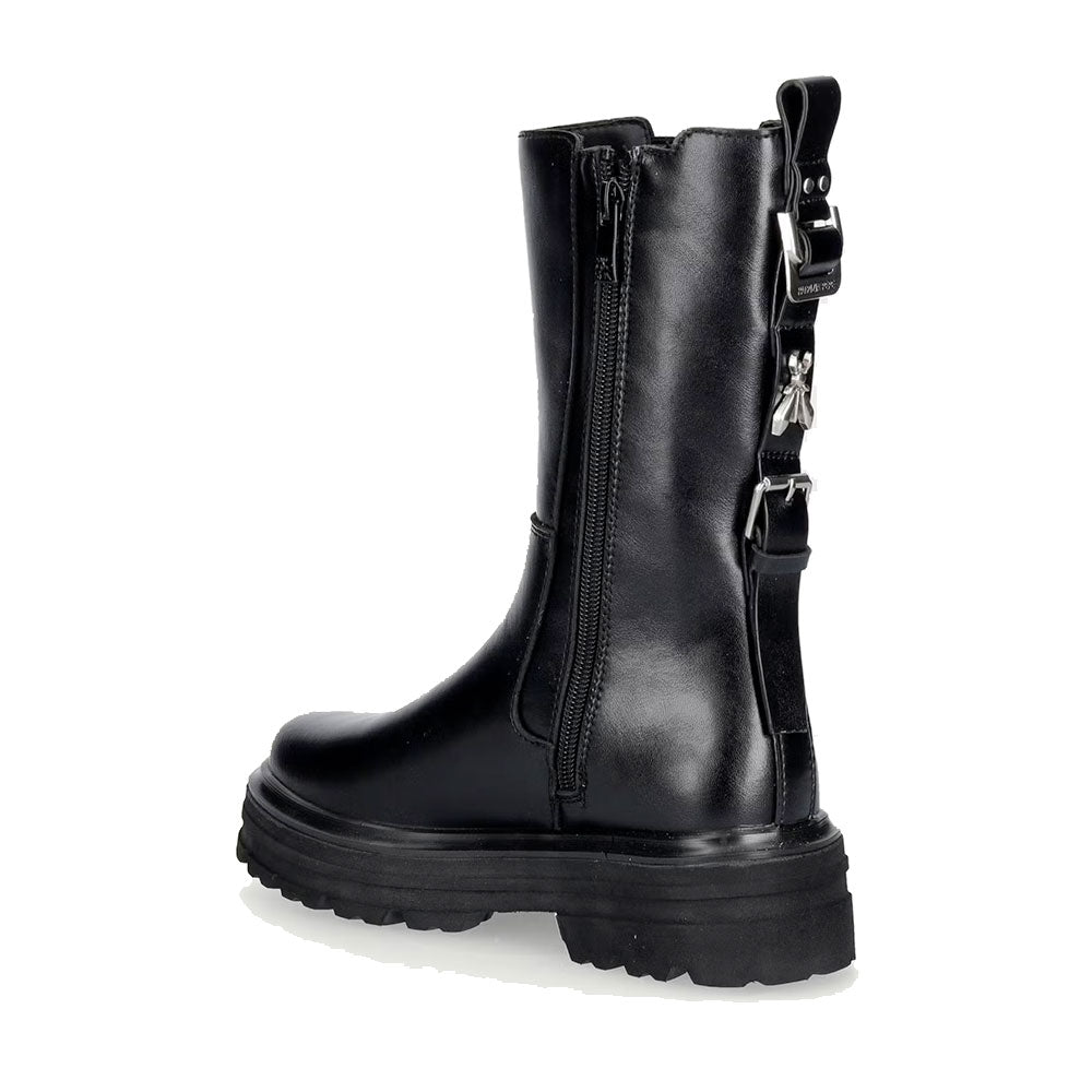 Stivaletti Beatles Alto PATRIZIA PEPE Girl linea Fly Elena in Pelle Nera