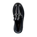 Mocassini Platform PATRIZIA PEPE Girl linea Fly Cult in Pelle Abrasivata Nera