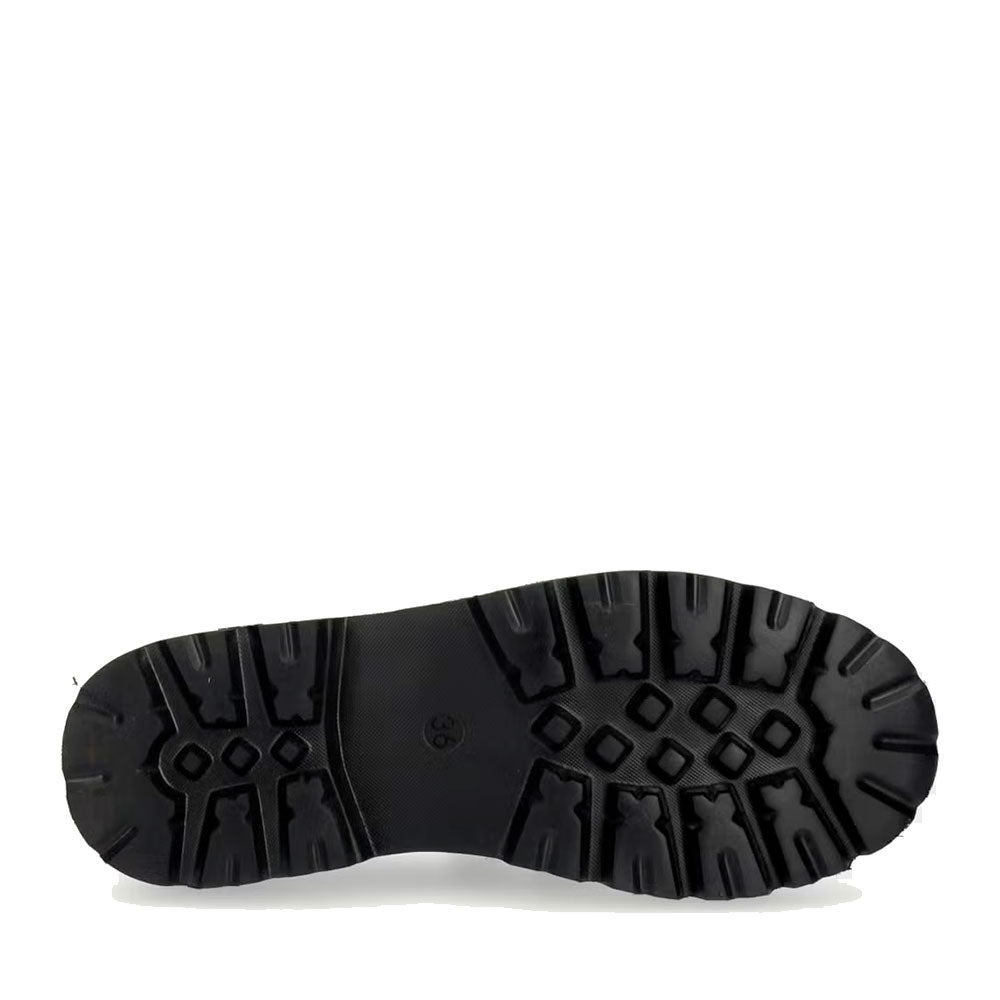 Mocassini Platform PATRIZIA PEPE Girl linea Fly Cult in Pelle Abrasivata Nera