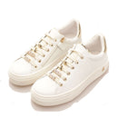 Sneakers PATRIZIA PEPE Girl linea Fly Sneakers in Pelle Bianca con Applicazioni Gioiello