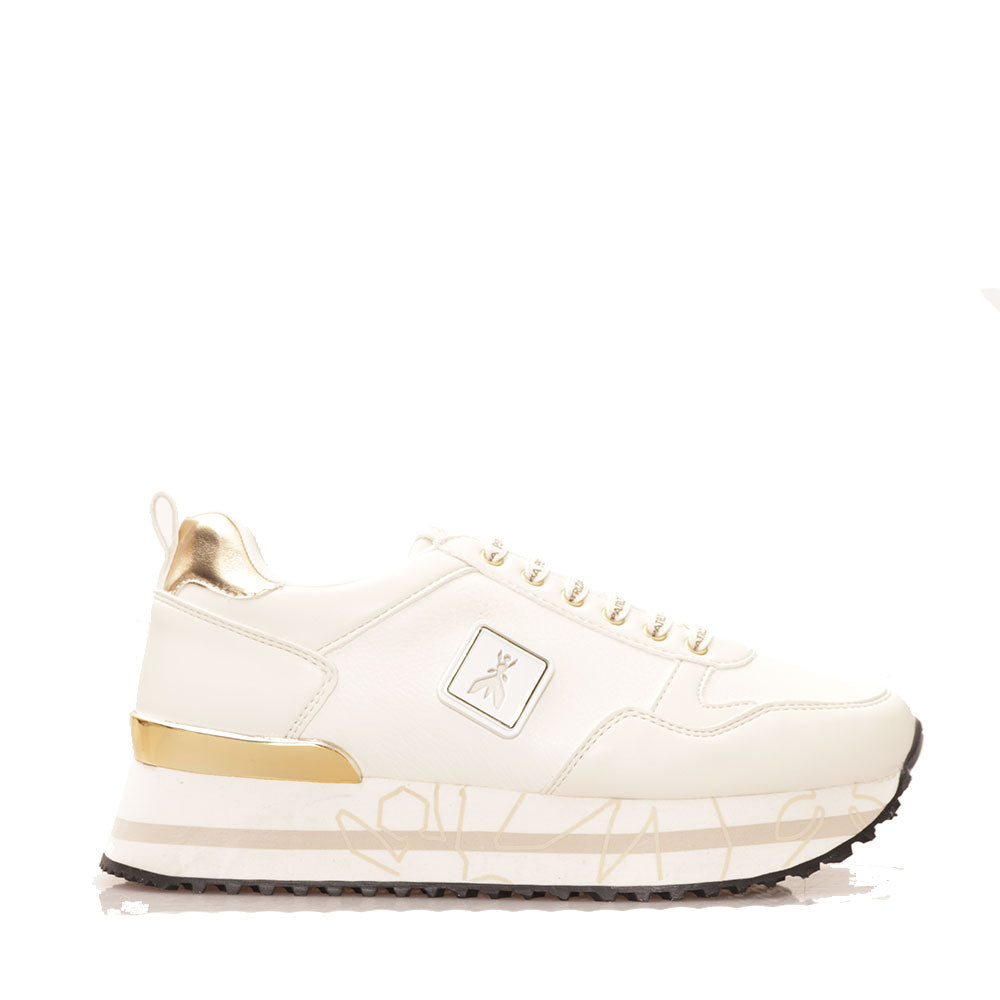 Sneakers Running PATRIZIA PEPE Girl linea Micro Running colore Off White