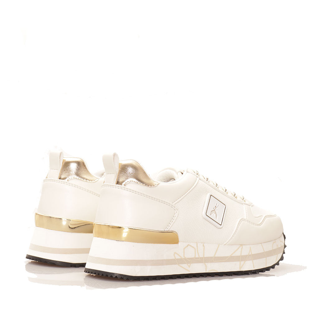 PATRIZIA PEPE Mädchen-Laufsneaker Micro Running-Linie, Farbe Off White