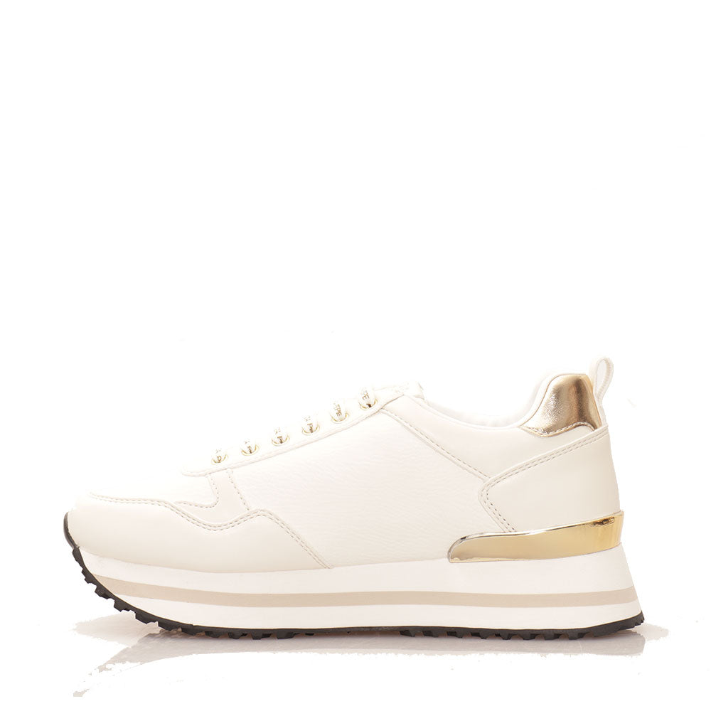 PATRIZIA PEPE Mädchen-Laufsneaker Micro Running-Linie, Farbe Off White