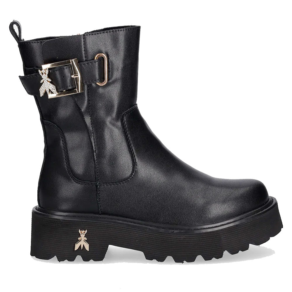 Stivali PATRIZIA PEPE Girl linea Fly Strass in Pelle Nera