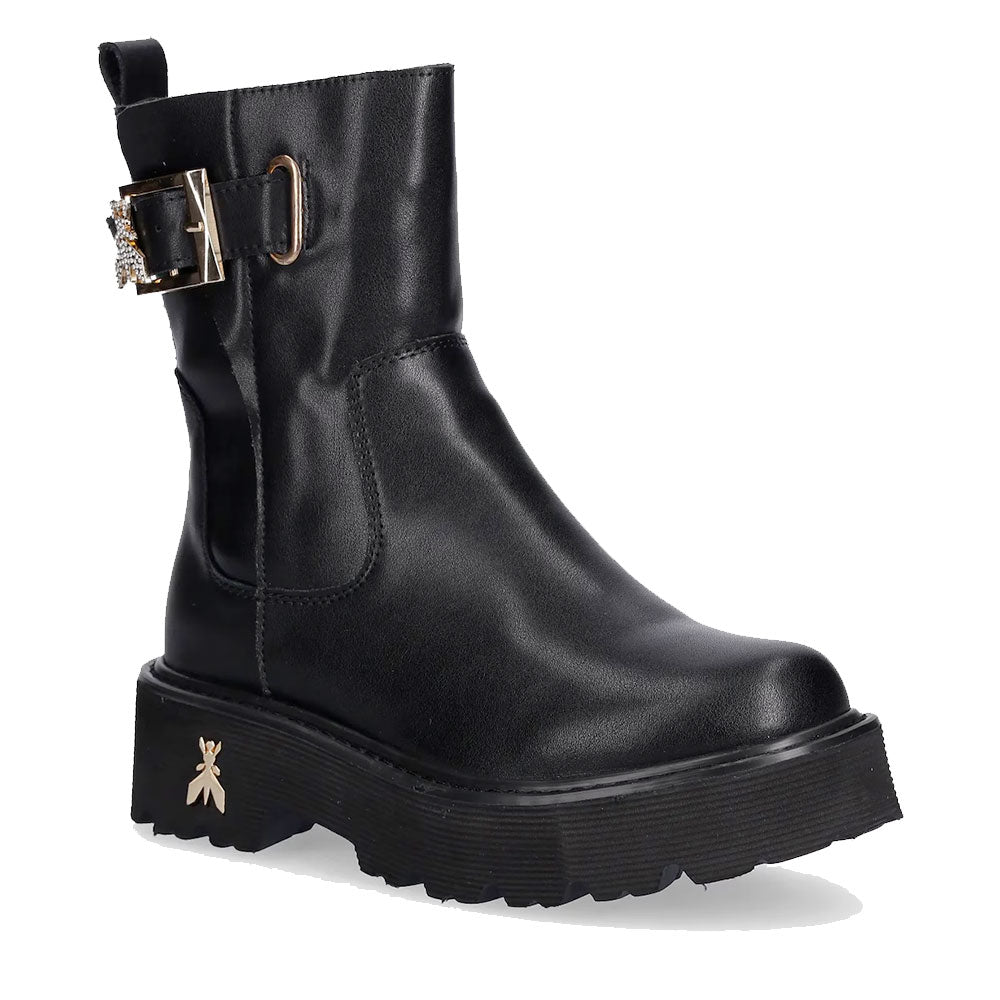 Stivali PATRIZIA PEPE Girl linea Fly Strass in Pelle Nera