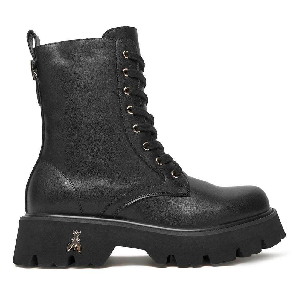 Anfibi PATRIZIA PEPE Girl linea Fly Back in Pelle Nera