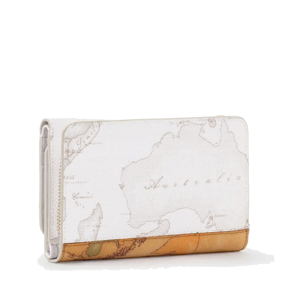 Alviero Martini 1A Classe Geldbörse – Damen, White Geo Mix