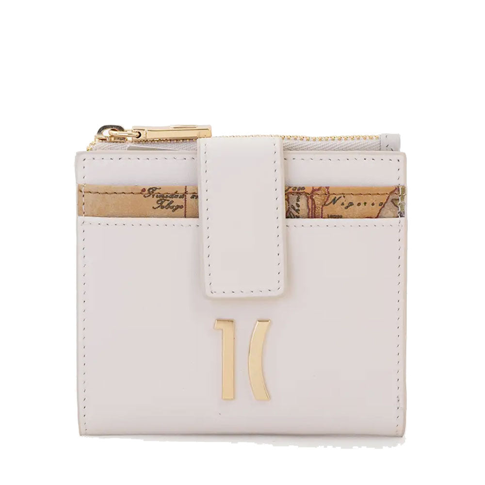 Alviero Martini 1A Classe PQ29 Geldbörse – Damen, Bianco Cotone