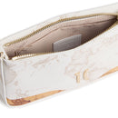 Pochette Donna con Catena 1A Classe Alviero Martini linea White Geo Mix Bianca PQ39