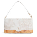 Damen-Pochette mit Handschlaufe 1A Classe ALVIERO MARTINI Modell White Geo Mix in Weiß PQ40