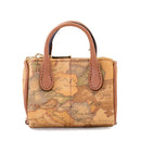 Portachiavi Donna Mini Bauletto 1A Classe Alviero Martini stampa Geo Classic PQ41