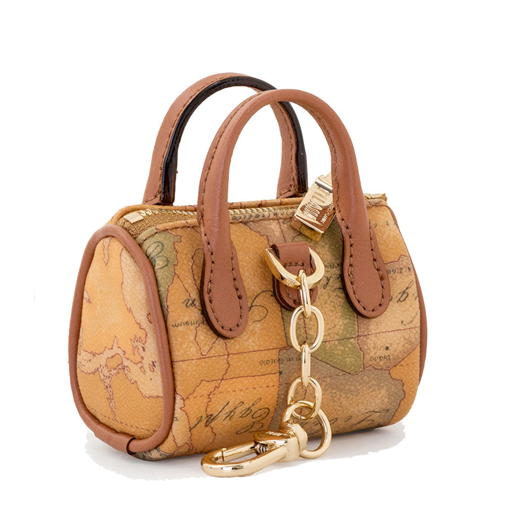 Portachiavi Donna Mini Bauletto 1A Classe Alviero Martini stampa Geo Classic PQ41