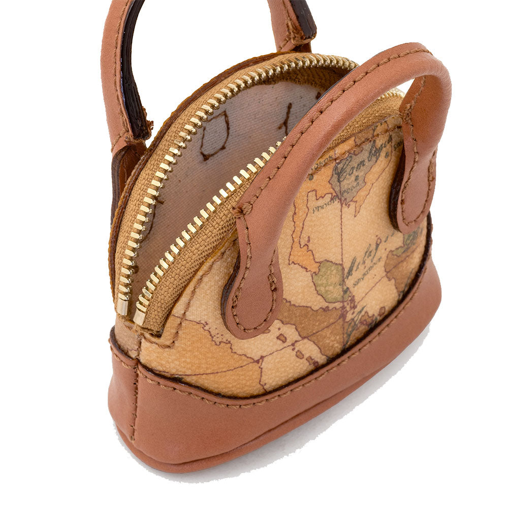 Portachiavi Donna Mini Borsa a Mano 1A Classe Alviero Martini stampa Geo Classic PQ42