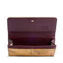Portafoglio Donna con Bottone 1A Classe Alviero Martini linea Geo Saloon Geo Classic e Bordeaux PQ61