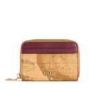 Portafoglio Donna Mini con Zip 1A Classe Alviero Martini linea Geo Saloon Geo Classic e Bordeaux PQ62