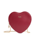 Tracollina a Forma di Cuore 1A Classe Alviero Martini linea Winter Romance in Pelle Rossa PR13