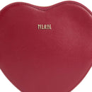 Tracollina a Forma di Cuore 1A Classe Alviero Martini linea Winter Romance in Pelle Rossa PR13