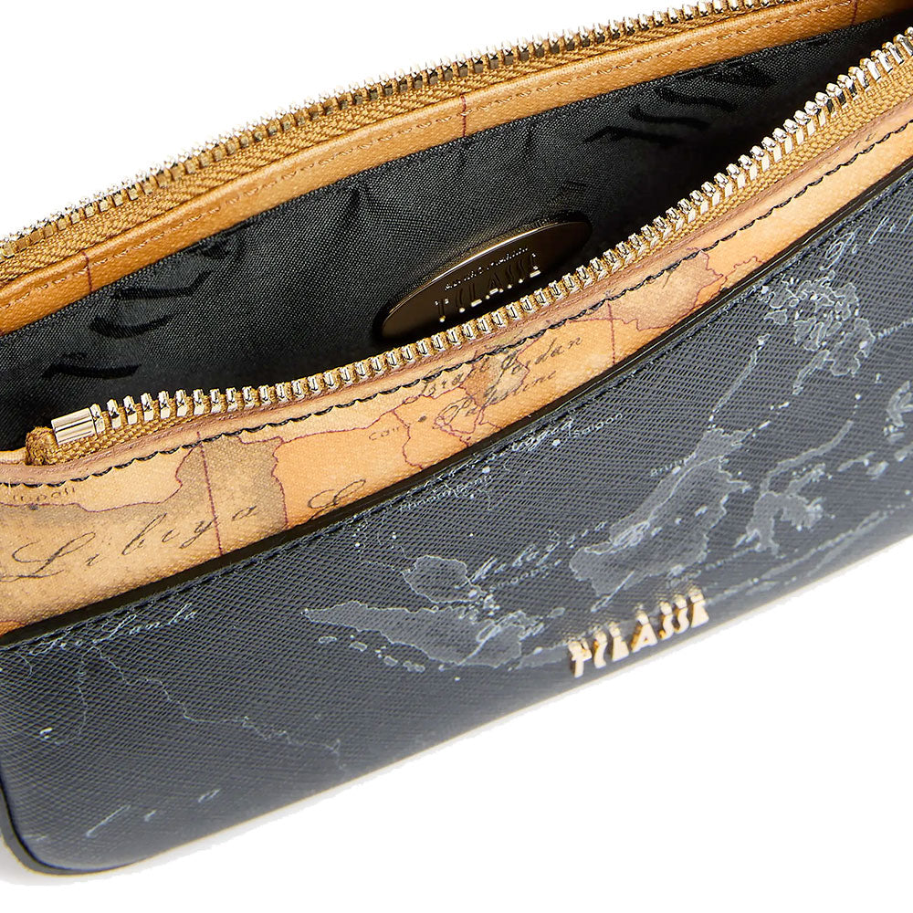 Pochette Donna con Catena 1A Classe Alviero Martini linea Geo Mix stampa Geo Night e Geo Classic PR20