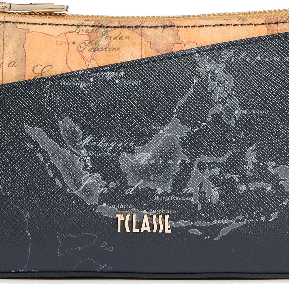 Pochette Donna con Catena 1A Classe Alviero Martini linea Geo Mix stampa Geo Night e Geo Classic PR20