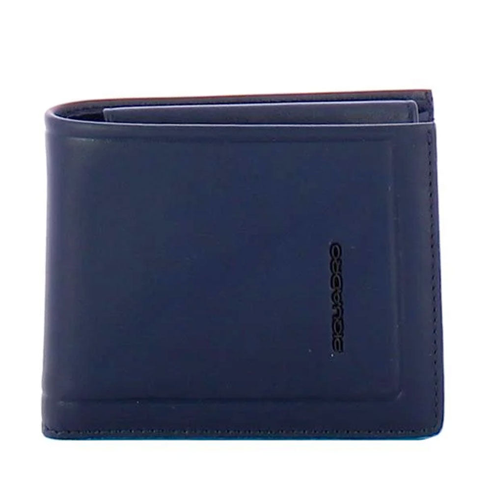 Portafoglio Uomo PIQUADRO in Pelle Blu con Portamonete Linea Atlas  - PU4188S138R