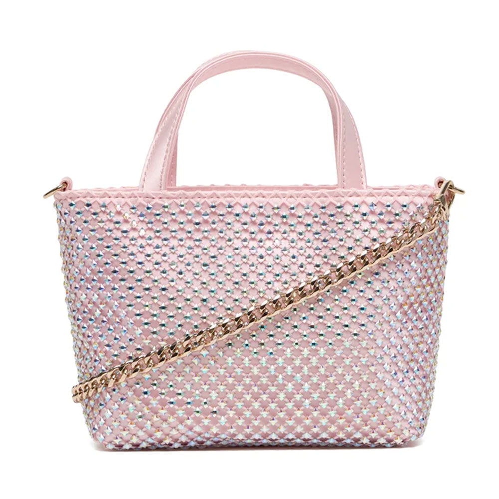 Borsa Donna Mini a Mano GUESS Linea Tasmin colore Light Rose
