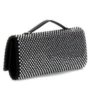 Clutch Donna a Mano con Tracolla GUESS Linea Tasmin colore Nero