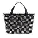 Kleine Damen-Henkeltasche GUESS Modell Tasmin in Schwarz