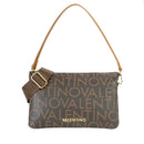 Damen-Schultertasche mit Umhängeriemen VALENTINO BAGS Modell Regina Re in Dunkelbraun-Natur