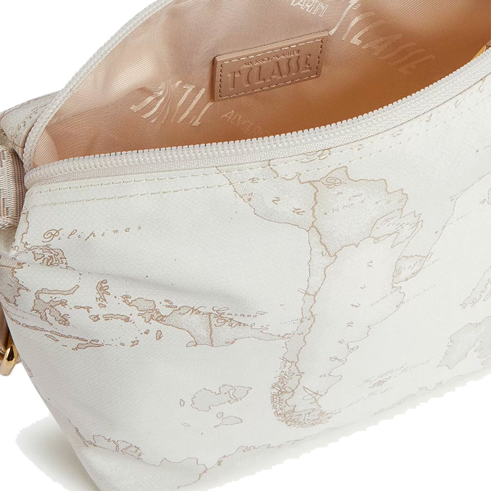 Kleine Damen-Umhängetasche 1A Classe Alviero Martini Geo Soft Line Farbe Geo White S002