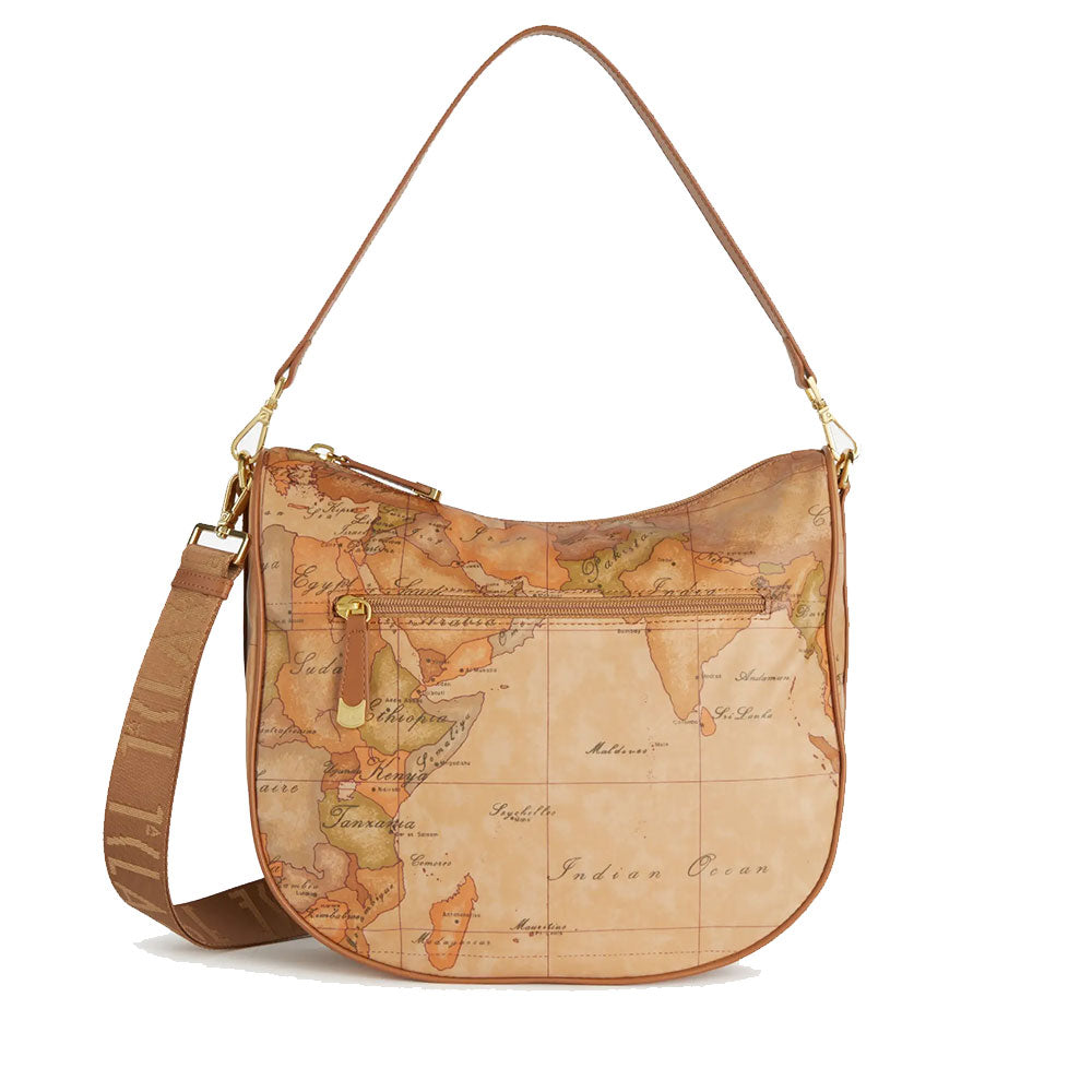 Borsa Donna Mezzaluna a Spalla 1A Classe Alviero Martini linea Geo Soft colore Geo Classic S028
